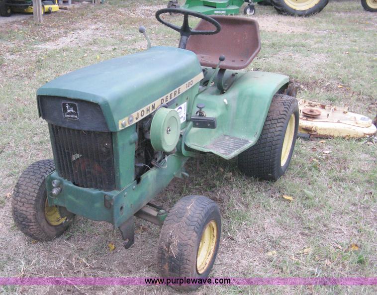 John Deere 120 garden tractor in Valley Center, KS Item A6003 sold