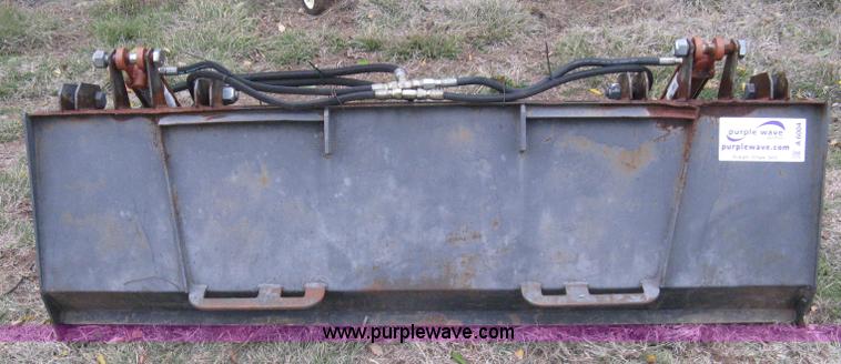 image for item A6004 Shop built fork bucket with hydraulic grapple thumbs