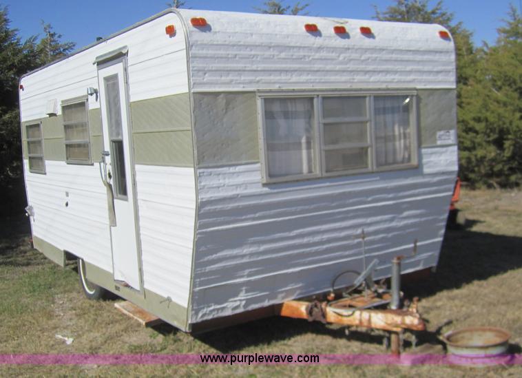 image for item B5517 1972 Dodge City Scout bumper pull camper