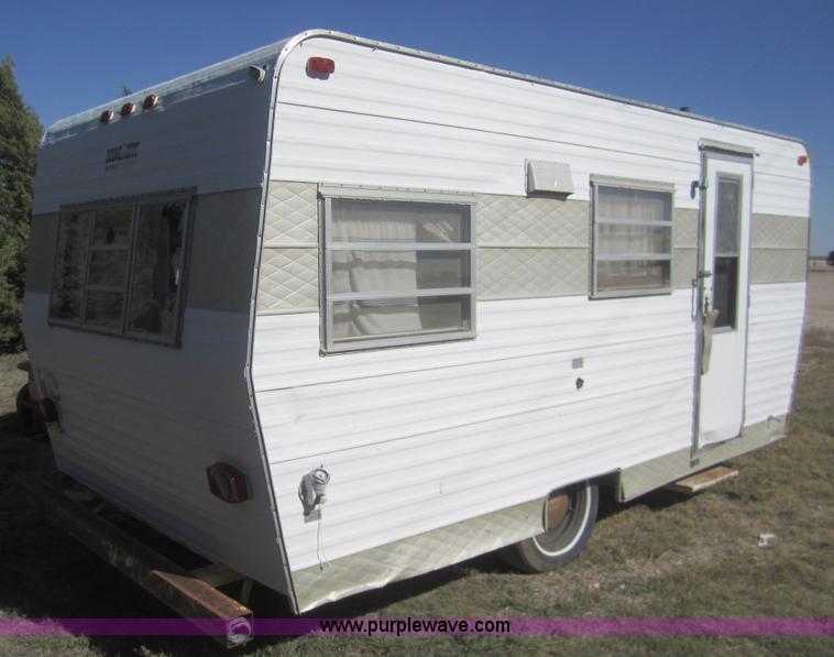 image for item B5517 1972 Dodge City Scout bumper pull camper