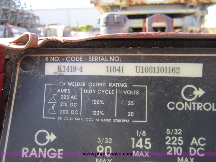 image for item C5137 Lincoln Electric welder/generator