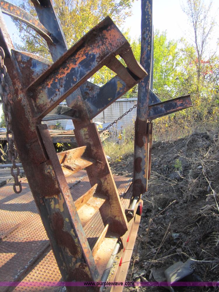 image for item C5168 1972 shop built goose neck trailer