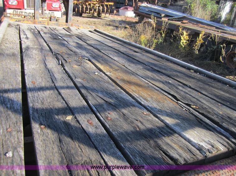 image for item C5168 1972 shop built goose neck trailer