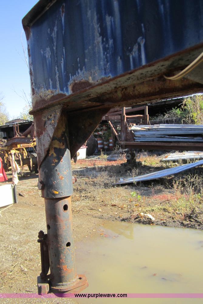 image for item C5168 1972 shop built goose neck trailer