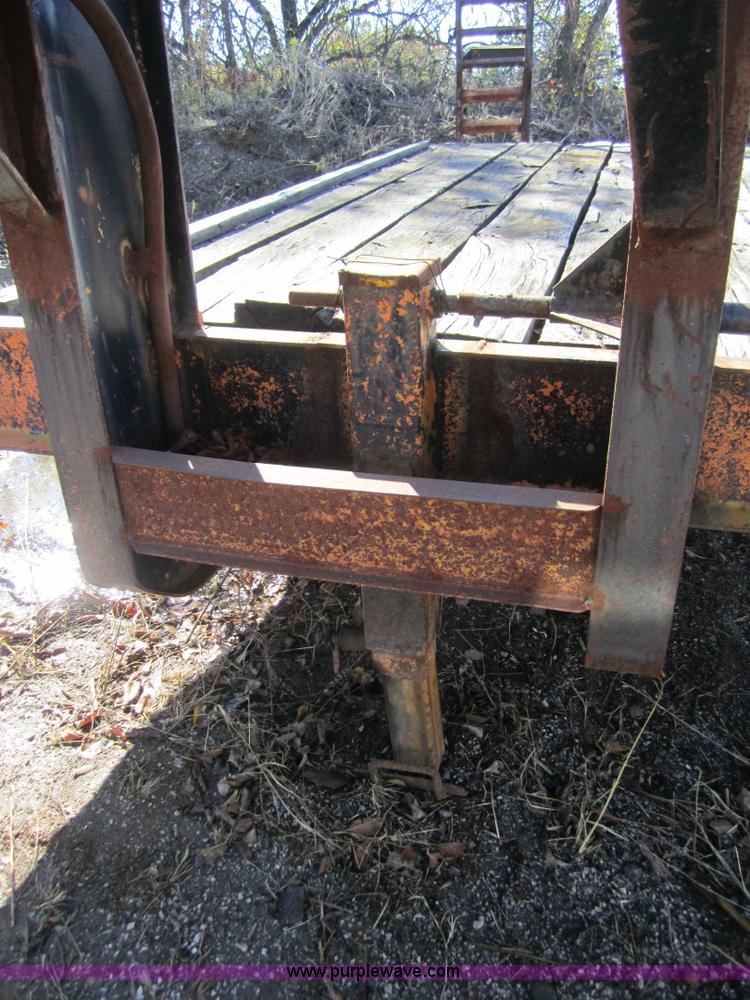 image for item C5168 1972 shop built goose neck trailer