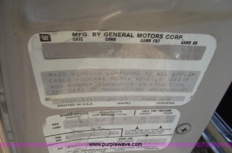 image for item C5561 1984 Cadillac Eldorado