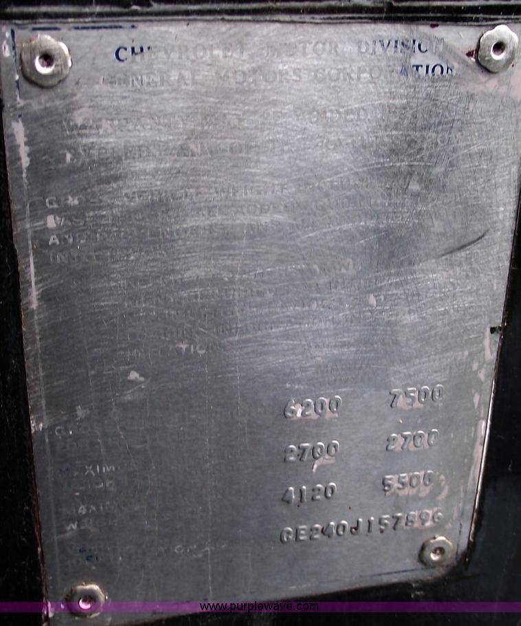 image for item C5685 1970 Chevrolet 3/4 ton pickup truck