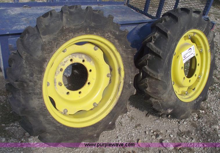 image for item C5688 (2) John Deere tractor tires