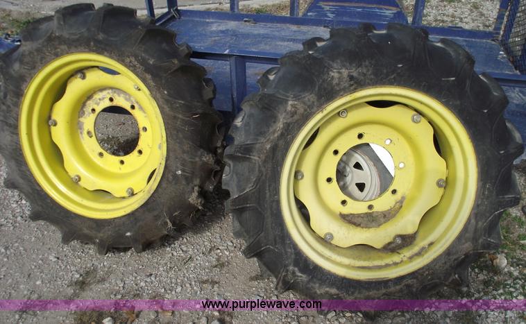 image for item C5688 (2) John Deere tractor tires
