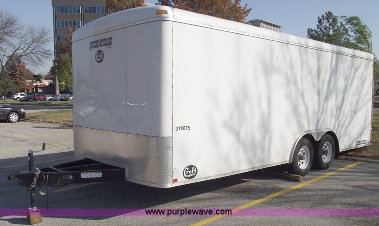image for item C5722 2011 Croft 22' enclosed trailer