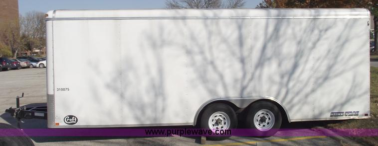 image for item C5722 2011 Croft 22' enclosed trailer