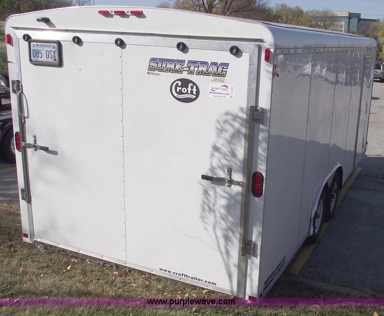 image for item C5722 2011 Croft 22' enclosed trailer
