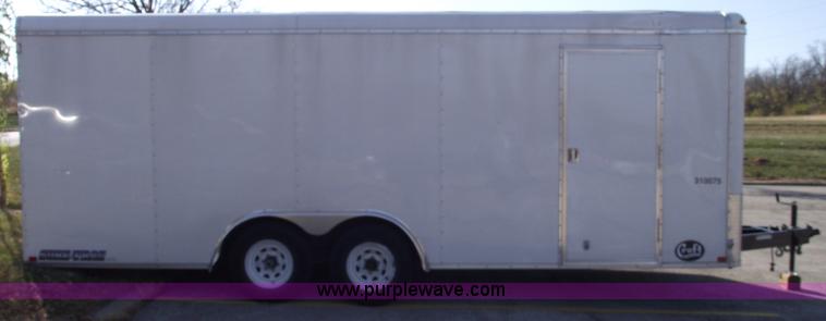 image for item C5722 2011 Croft 22' enclosed trailer
