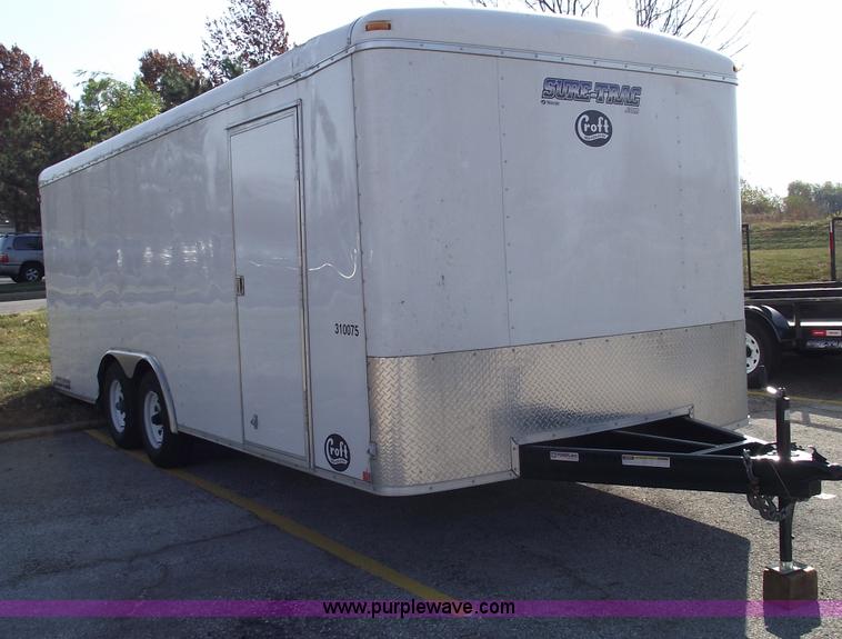 image for item C5722 2011 Croft 22' enclosed trailer