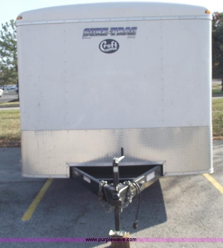 image for item C5722 2011 Croft 22' enclosed trailer