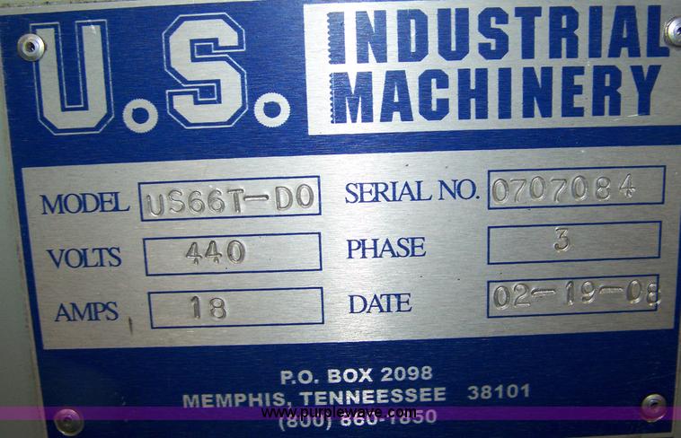 image for item C9417 2008 US Industrial Machinery iron worker