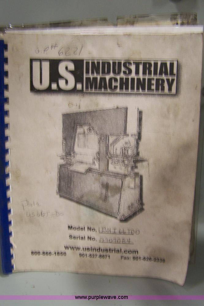 image for item C9417 2008 US Industrial Machinery iron worker