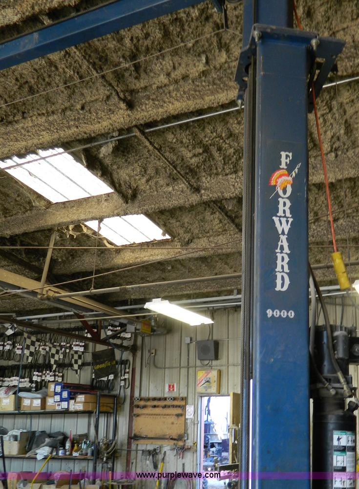 image for item D8598 Forward two post automotive lift