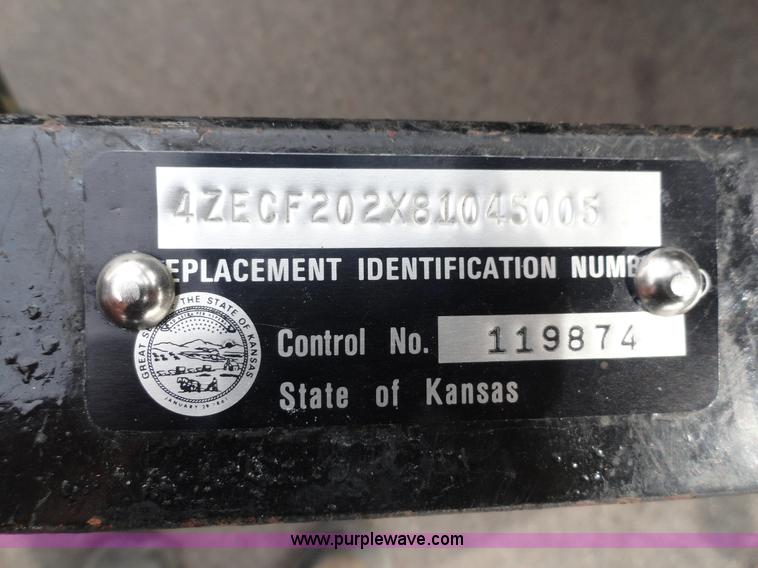 image for item G9189 2008 20' trailer