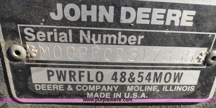 image for item G9249 John Deere 425 lawn mower