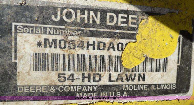 image for item G9249 John Deere 425 lawn mower