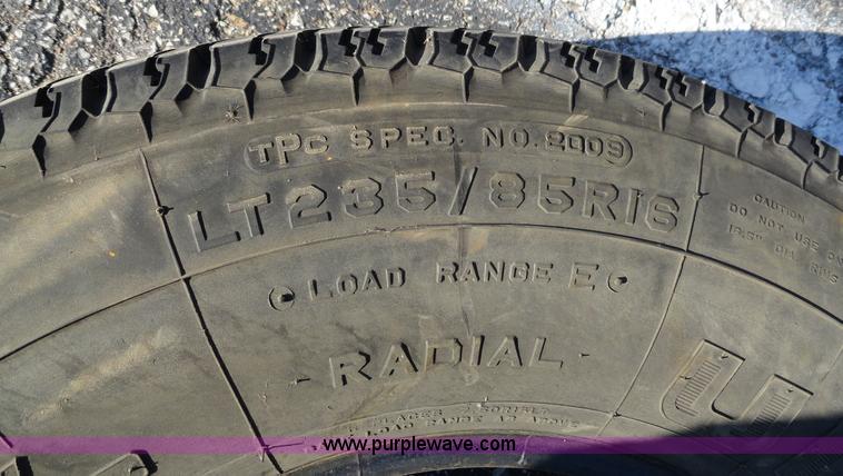image for item G9250 (6) assorted tires