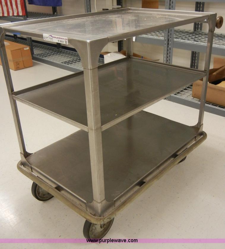 image for item H9057 Stainless steel serving cart