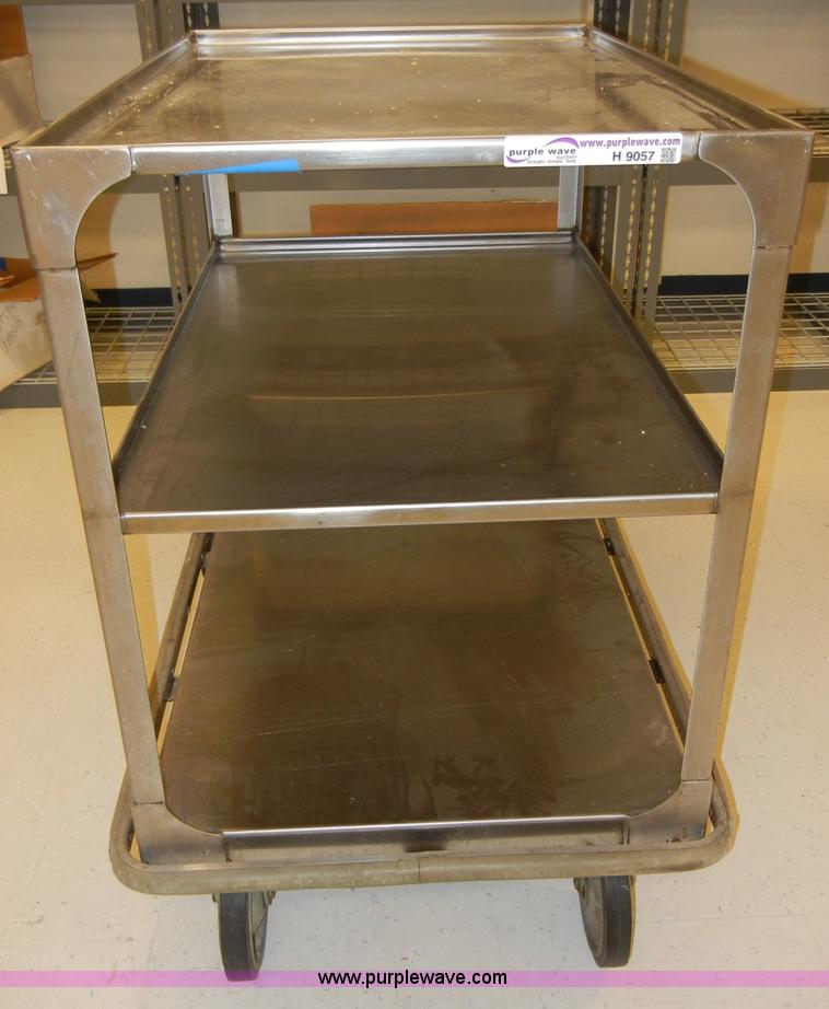 image for item H9057 Stainless steel serving cart