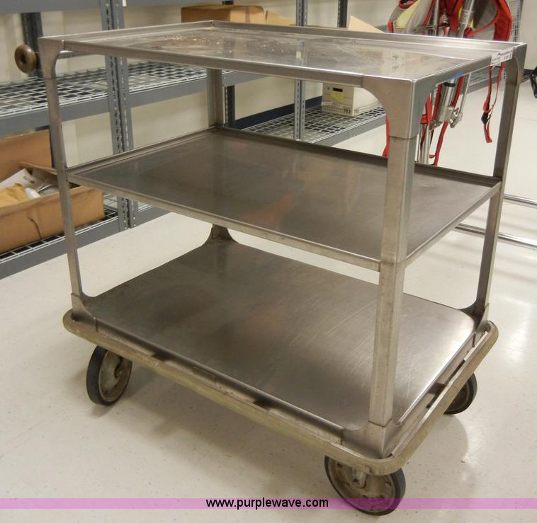 image for item H9057 Stainless steel serving cart
