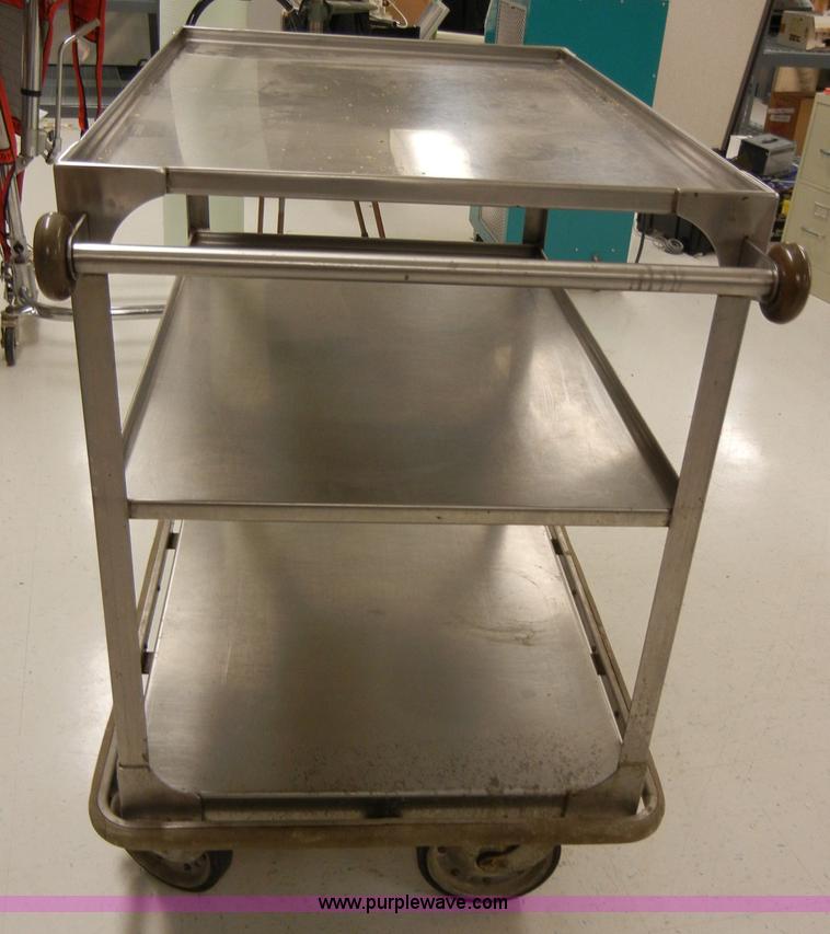 image for item H9057 Stainless steel serving cart