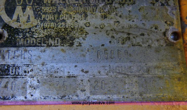 image for item H9058 Walker MTGHS ZTR mower with hopper