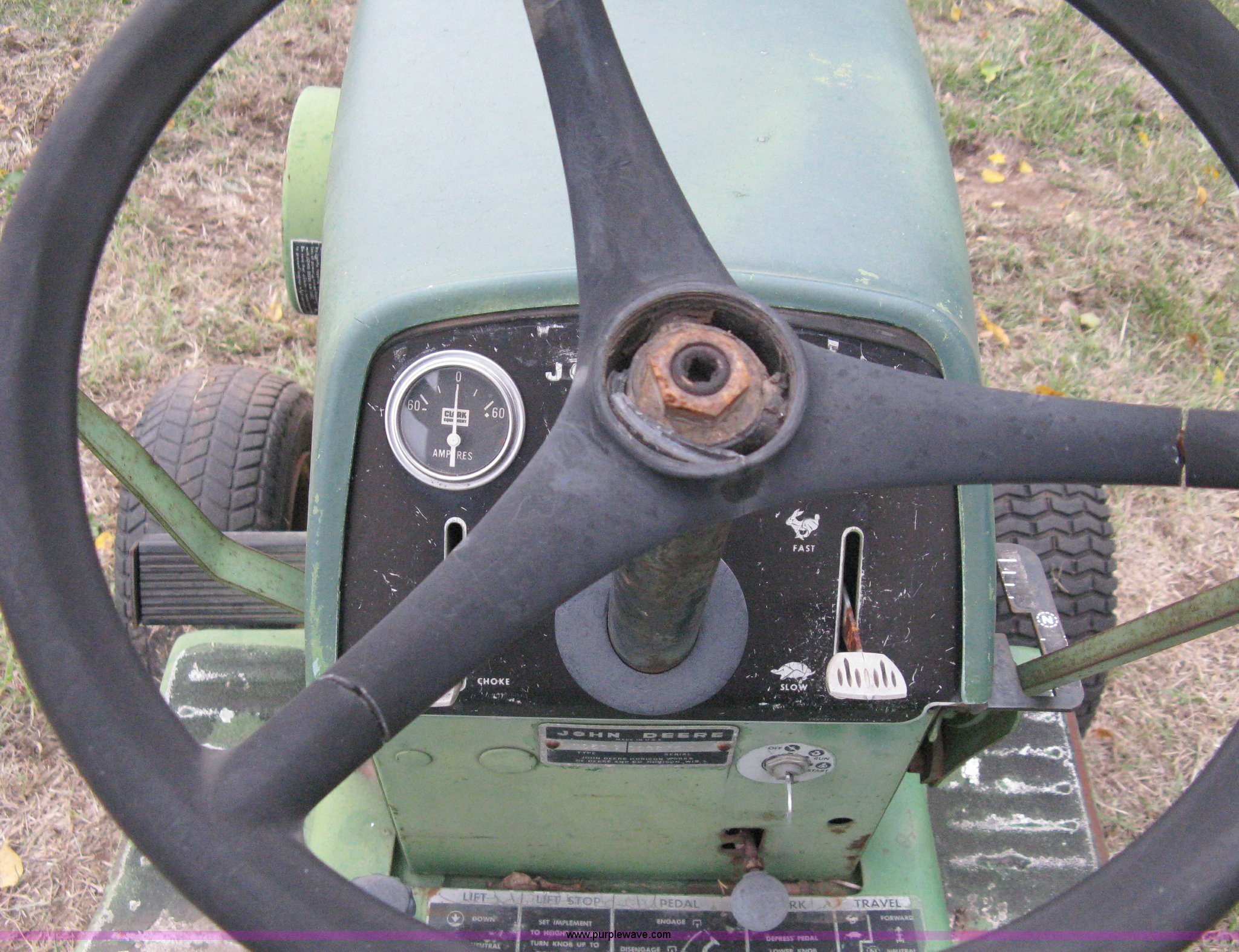 John Deere 120 garden tractor in Valley Center, KS Item A6003 sold