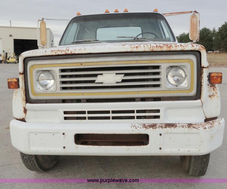 image for item A3297 1974 Chevrolet C60 flatbed truck