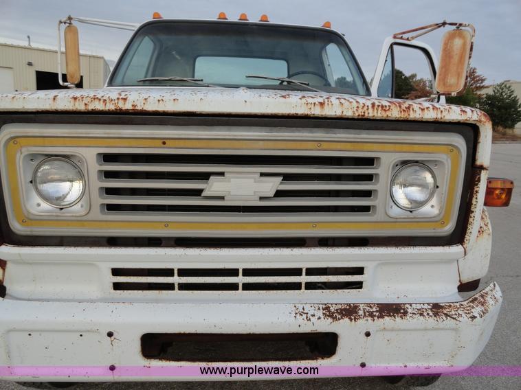 image for item A3297 1974 Chevrolet C60 flatbed truck
