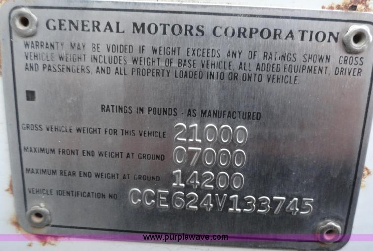 image for item A3297 1974 Chevrolet C60 flatbed truck