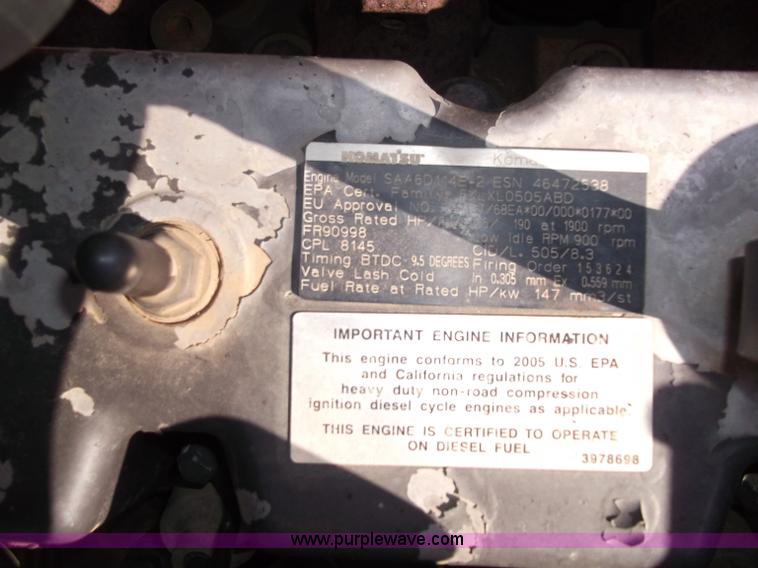 image for item B5027 2005 Komatsu PC300LC-7L Galeo series excavator