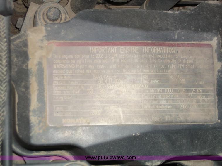 image for item B5030 2006 Komatsu PC400LC-7E0 Galeo series excavator