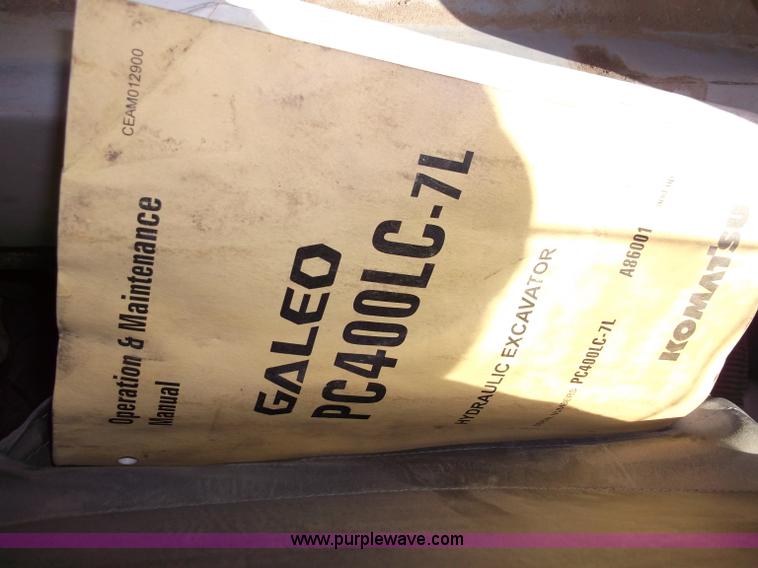 image for item B5032 2005 Komatsu PC400LC-7L Galeo series excavator