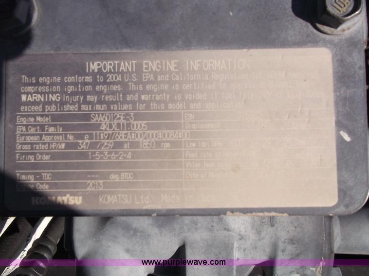 image for item B5033 2005 Komatsu PC400LC-7L Galeo series excavator