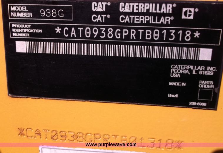 image for item B5037 2005 Caterpillar 938G wheel loader