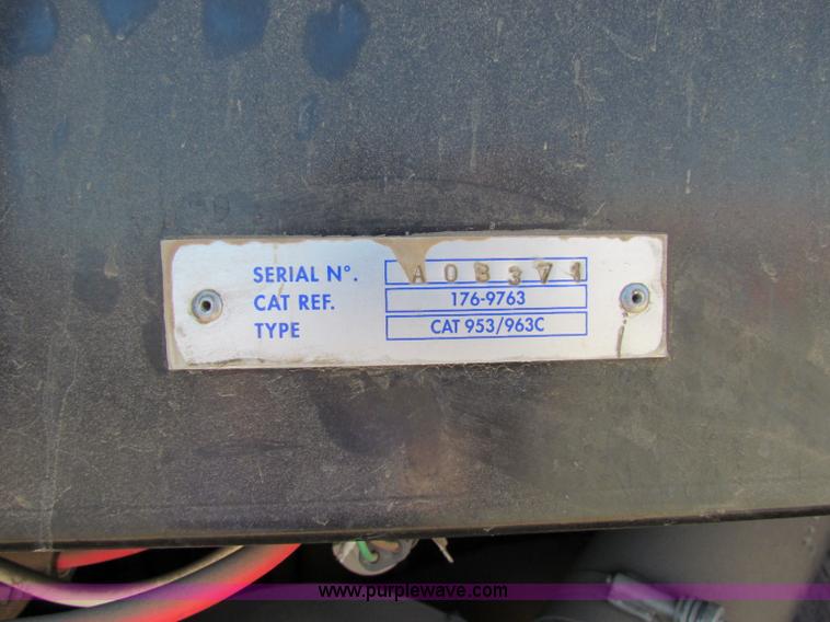 image for item B5039 2005 Caterpillar 963C track loader