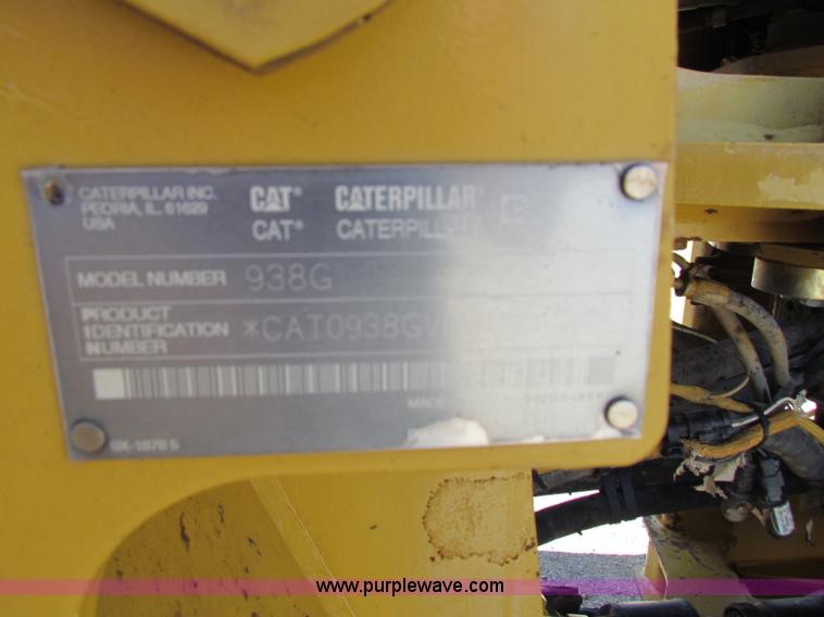 image for item B5041 2001 Caterpillar 938G wheel loader