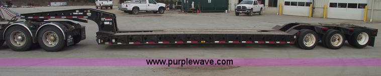 image for item B5046 1999 Trail King 53' triple axle lowboy detach trailer