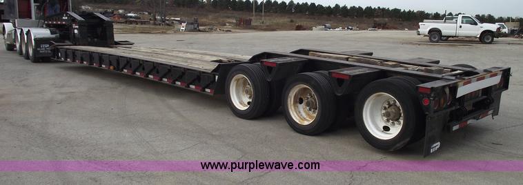 image for item B5046 1999 Trail King 53' triple axle lowboy detach trailer