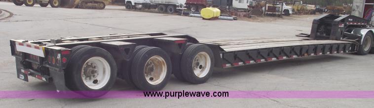 image for item B5046 1999 Trail King 53' triple axle lowboy detach trailer