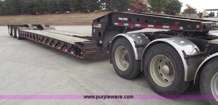 image for item B5046 1999 Trail King 53' triple axle lowboy detach trailer