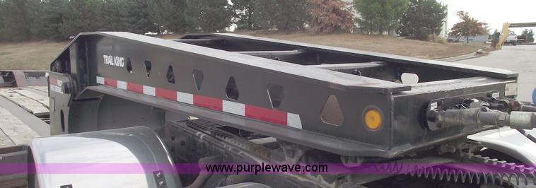 image for item B5046 1999 Trail King 53' triple axle lowboy detach trailer