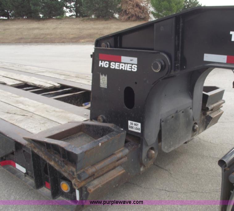 image for item B5046 1999 Trail King 53' triple axle lowboy detach trailer