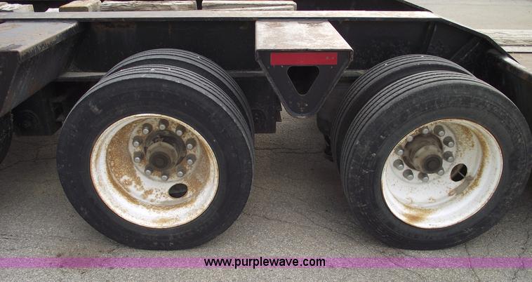 image for item B5046 1999 Trail King 53' triple axle lowboy detach trailer