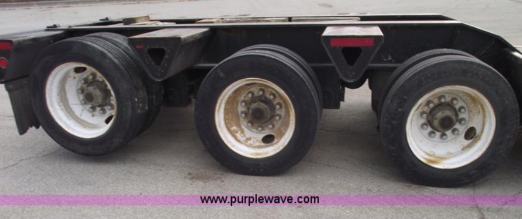 image for item B5046 1999 Trail King 53' triple axle lowboy detach trailer